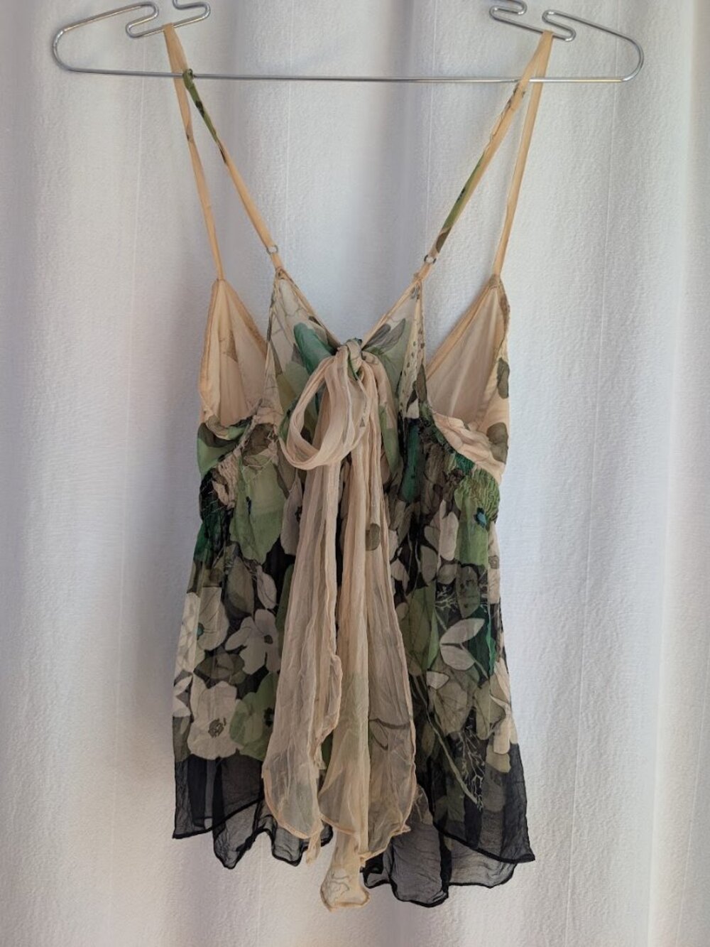 Vintage Silk Floral Camisole XS - Picture 2 of 3